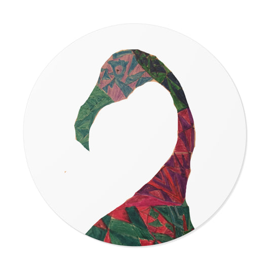 Colorful Flamingo by Ellie