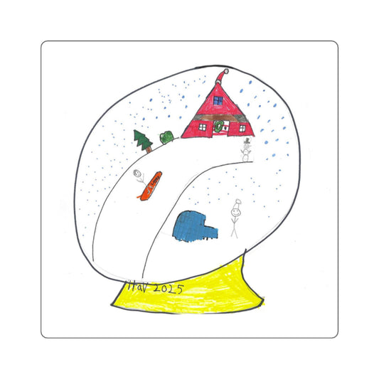Snowboard Snowglobe by Logan