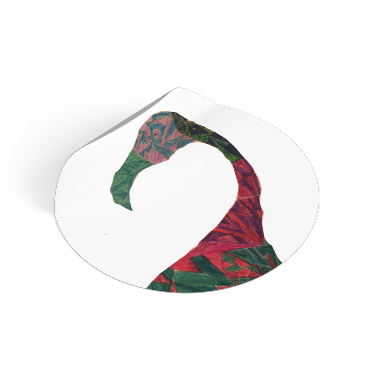 Colorful Flamingo by Ellie