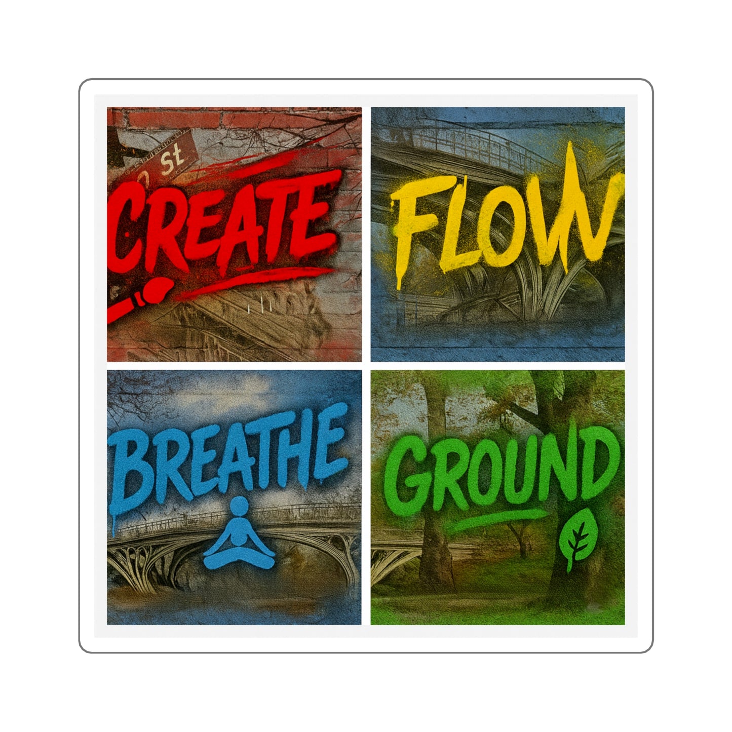 Create, Flow, Breath & Ground by Spark