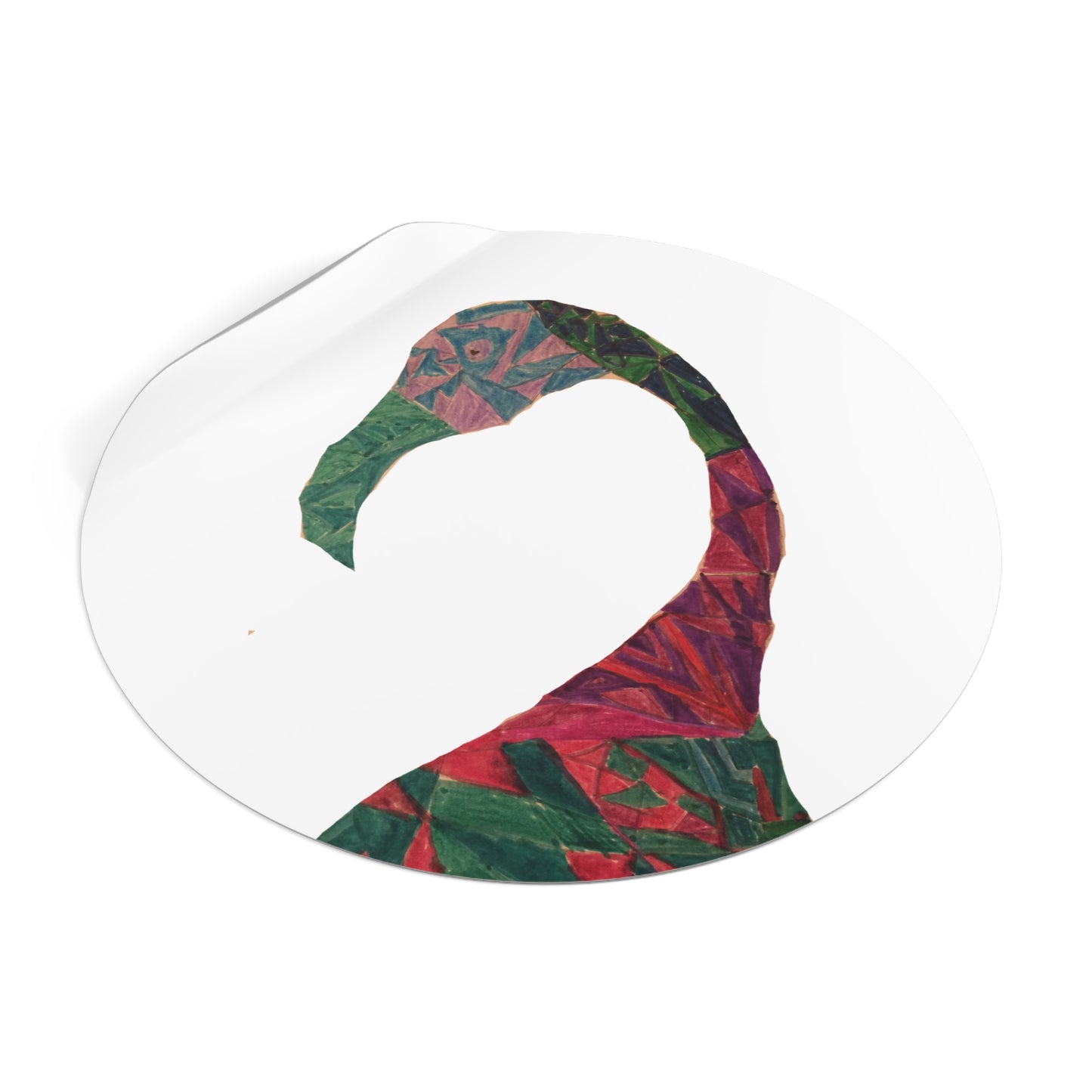 Colorful Flamingo by Ellie