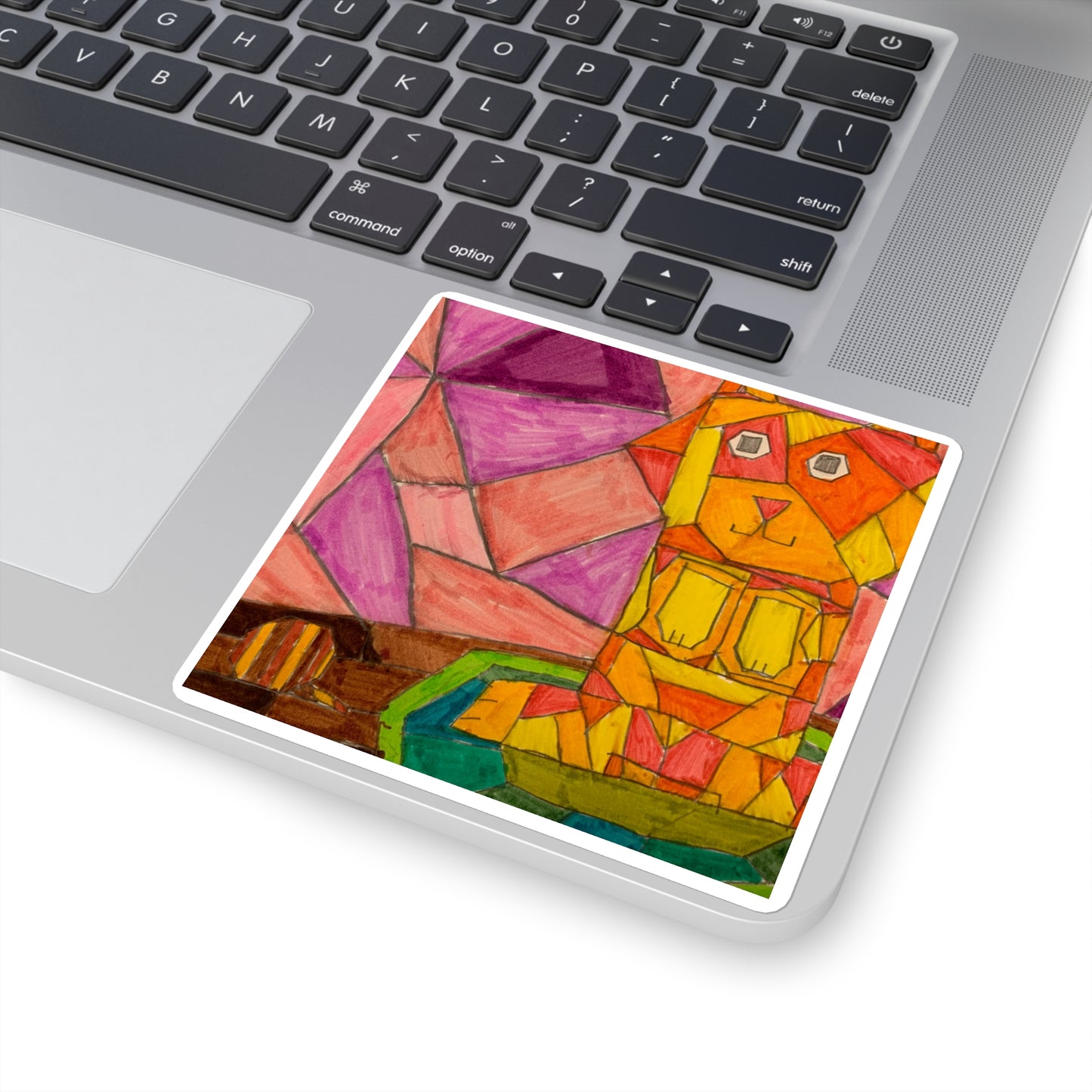 Cubist Cat by Lucy