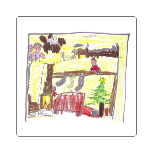 Christmas Fireplace by Norah