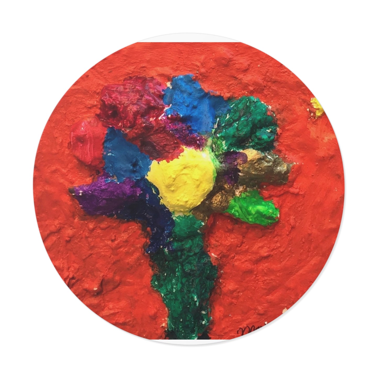 Rainbow Flower by Maya