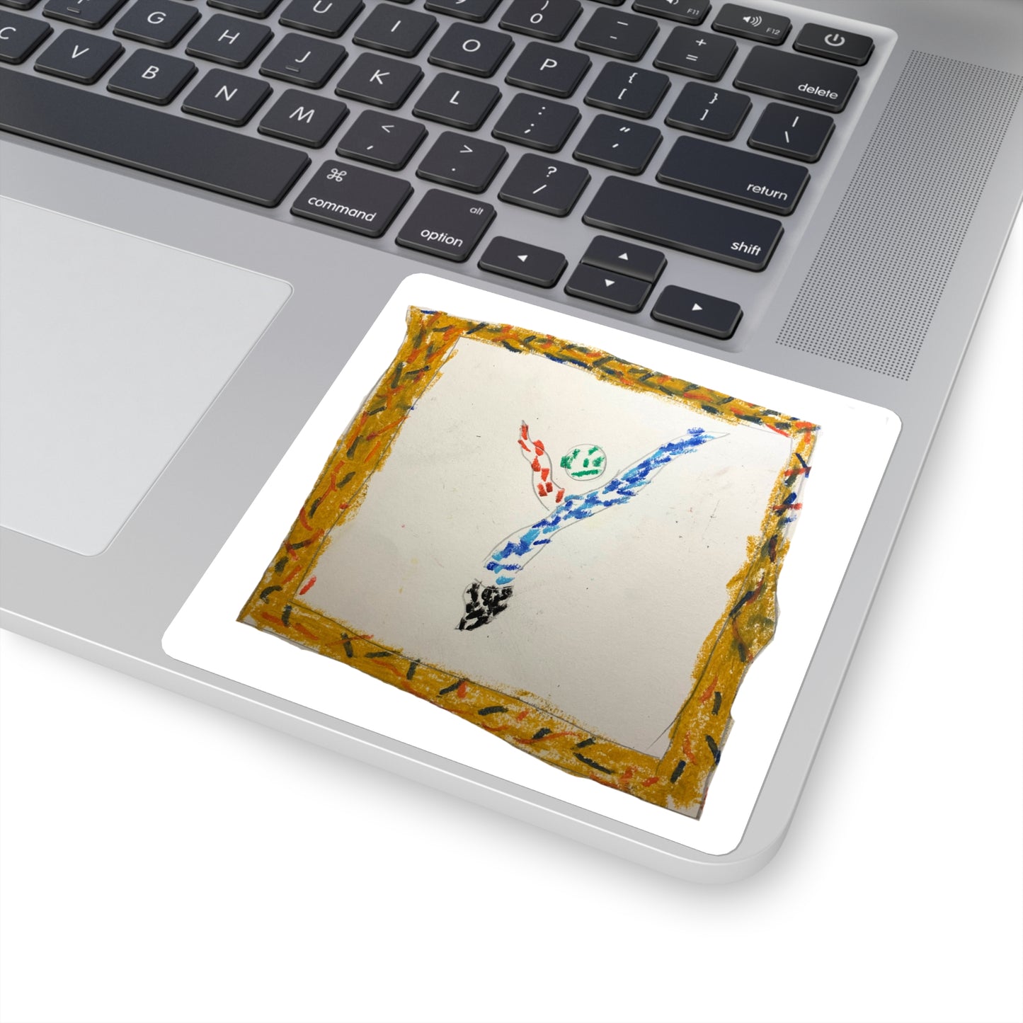 Oil Pastel Spark Logo by Sam