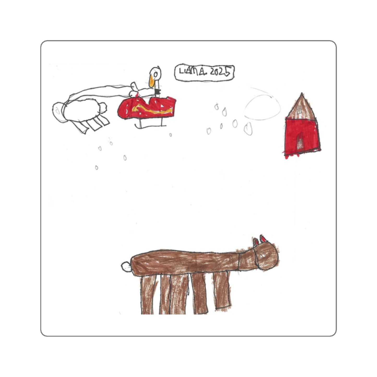 Santa Duck by Liam A