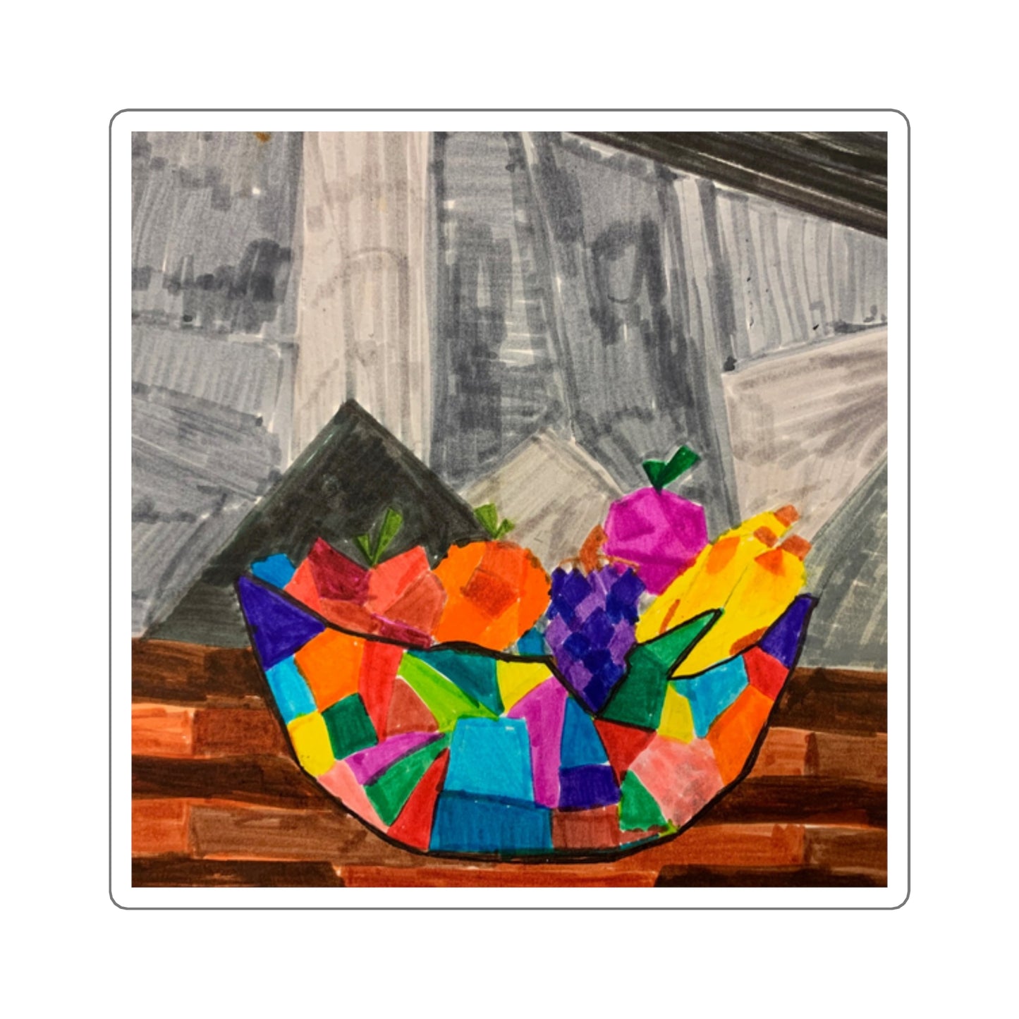 Cubist Fruit by George