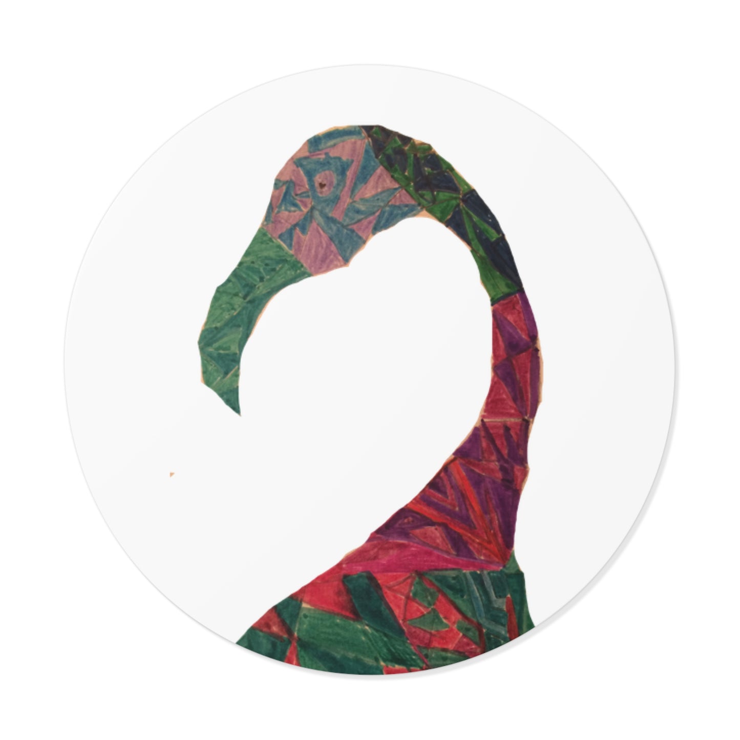 Colorful Flamingo by Ellie